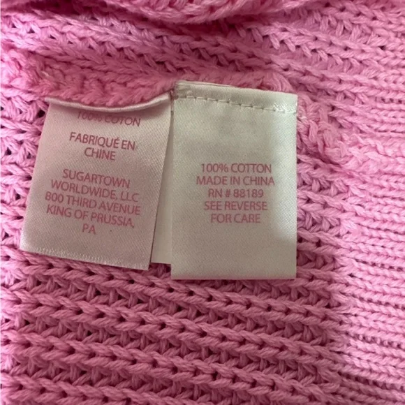 Lilly Pulitzer Bristow Ribbed Cardigan & Matching Tank Set In Pink Bliss NWT XL - Picture 13 of 16